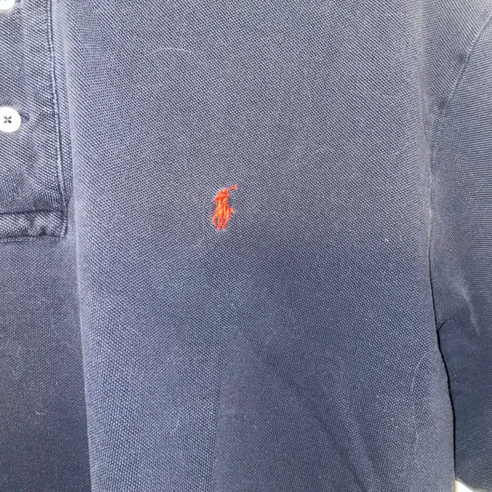 Men's Ralph Lauren Polo Navy/Red Large - Picture 2 of 3